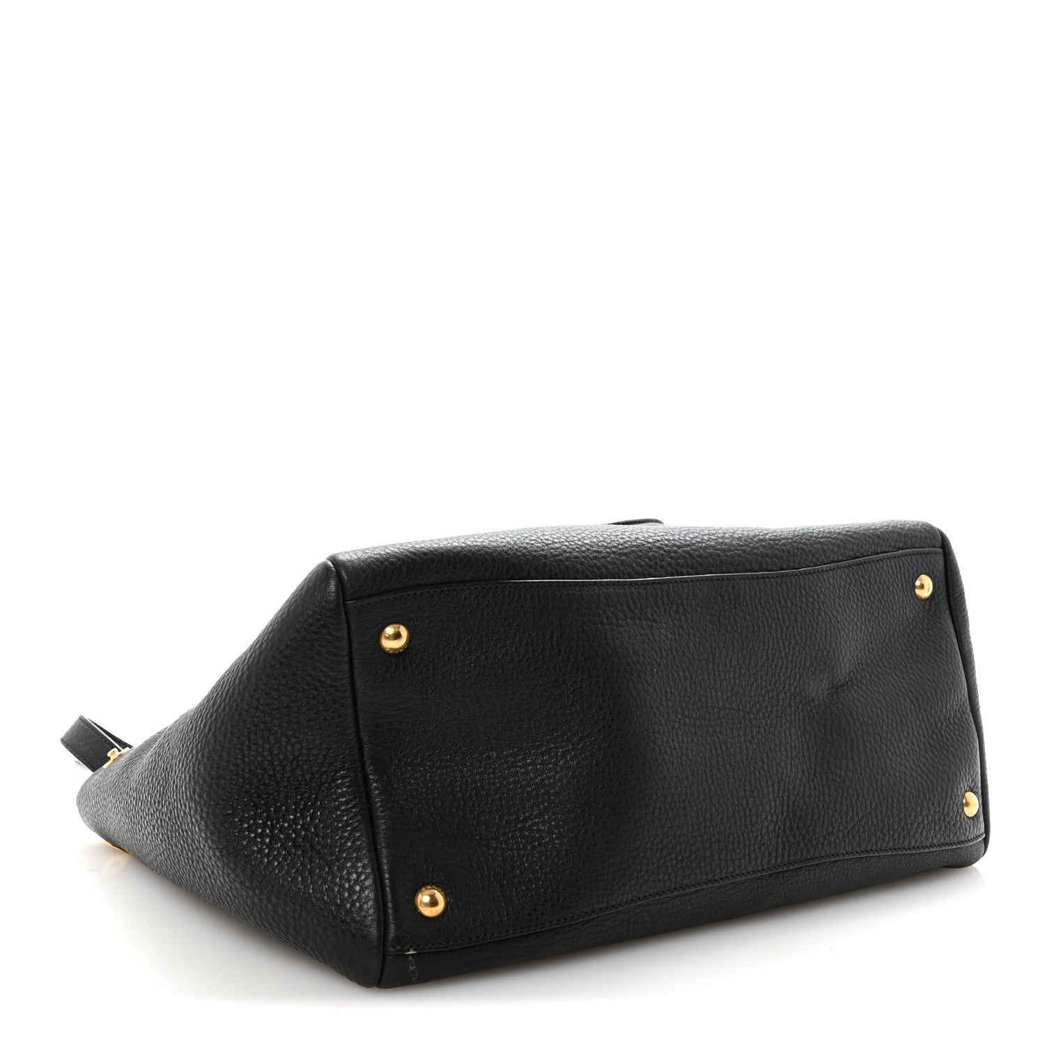 Vitello Daino Tote Black