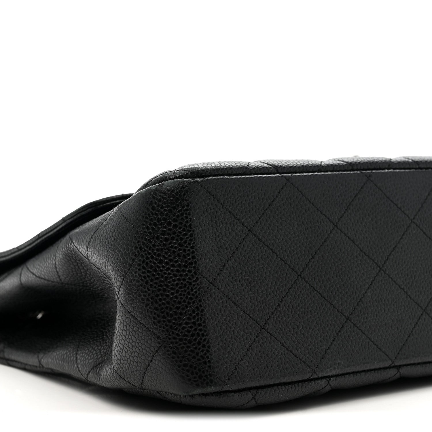 Caviar Quilted Jumbo Single Flap Black