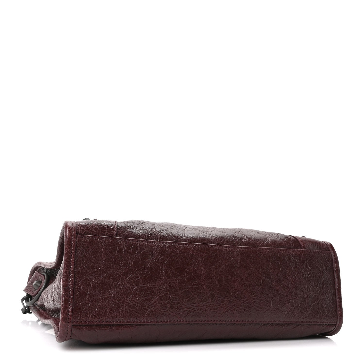 Agneau Arena Classic Hardware Small Le City Dark Burgundy