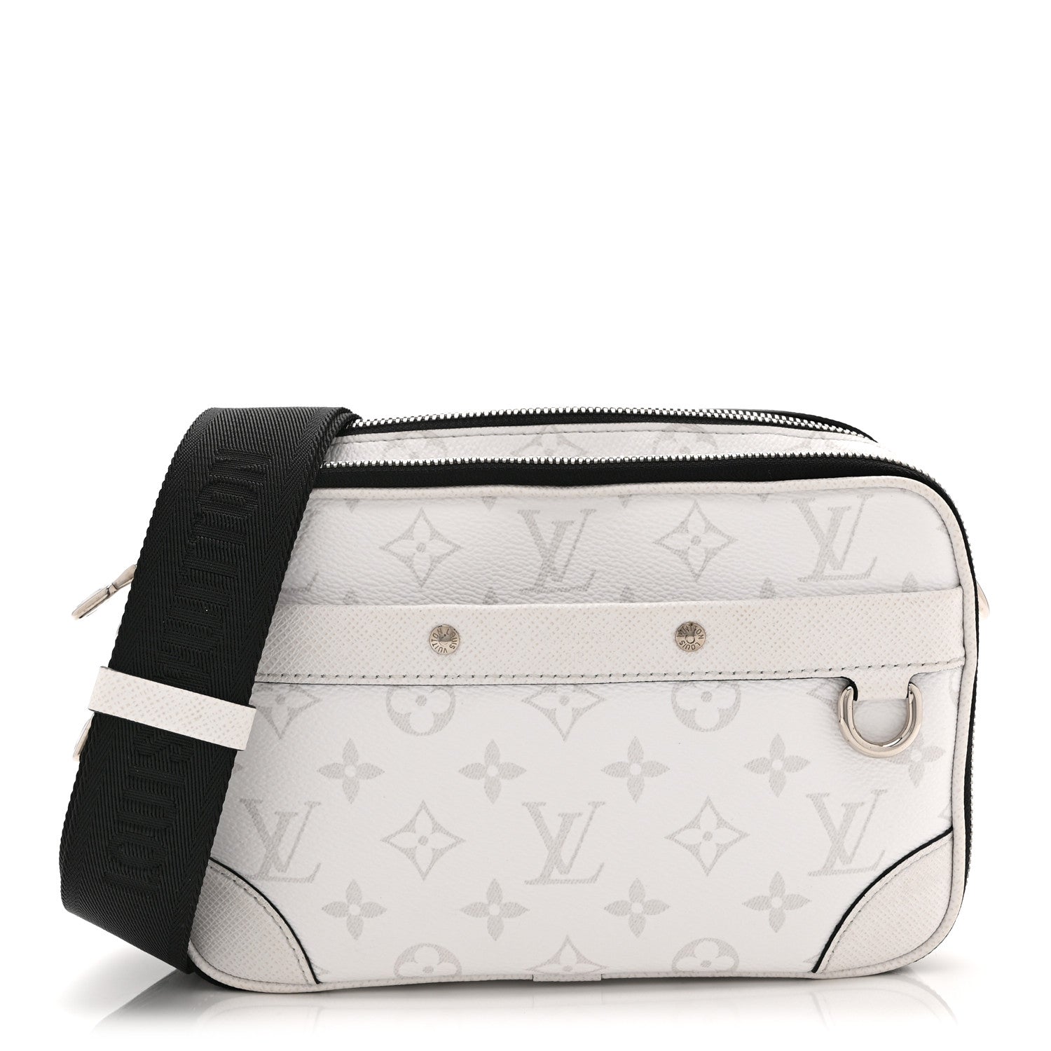 Taiga Monogram Alpha Messenger Optic White