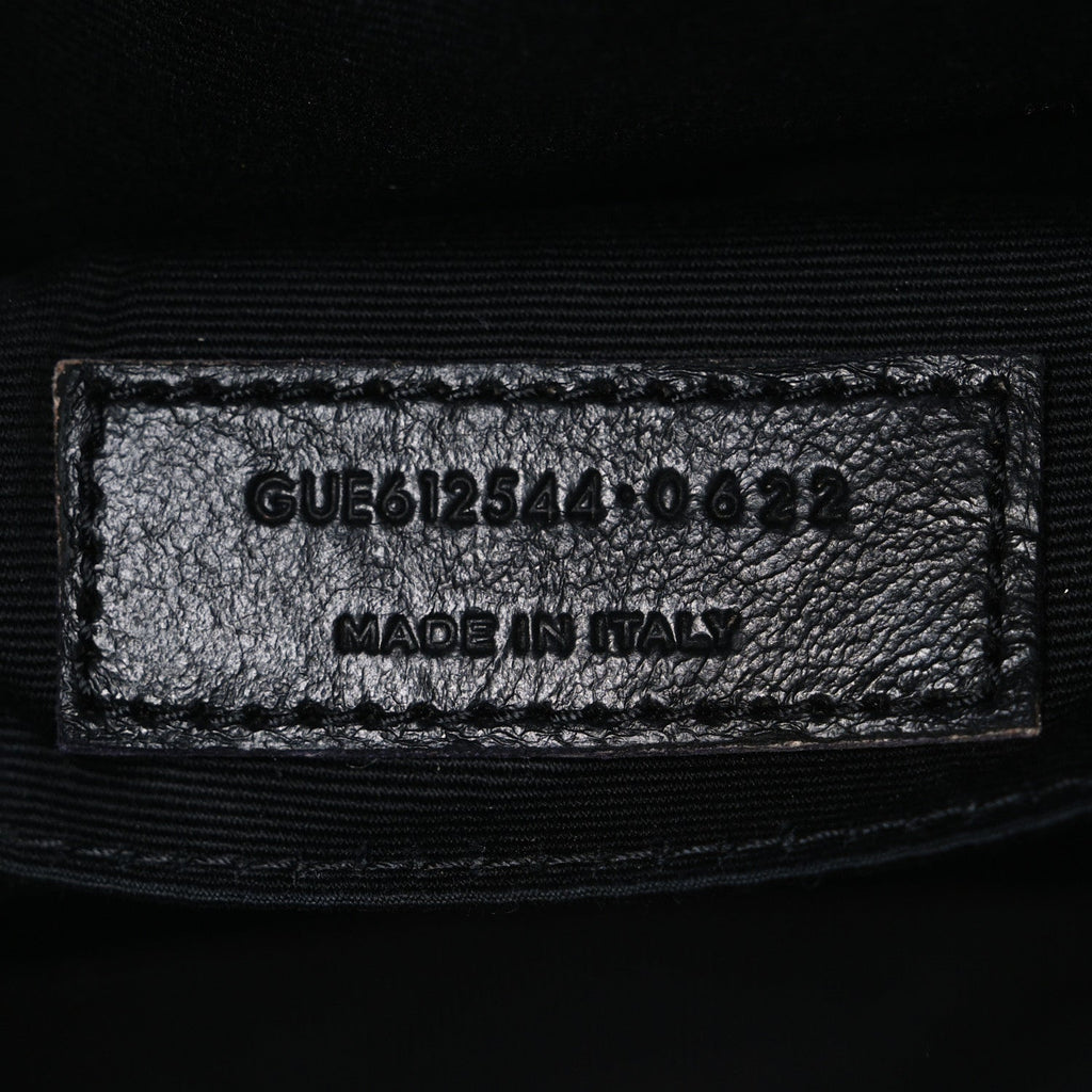 Calfskin Matelasse Monogram Monochrome Lou Camera Bag Black