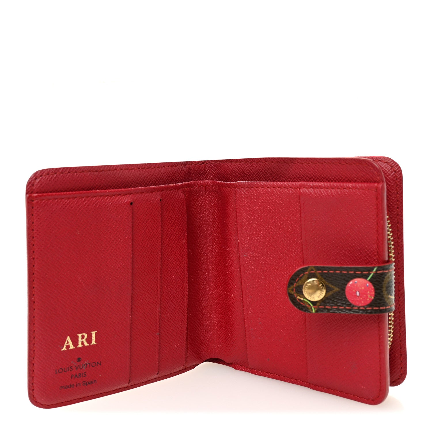Monogram Cerises Compact Zippe Wallet