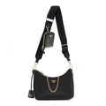 Saffiano Lux Re-Edition 2005 Shoulder Bag Black