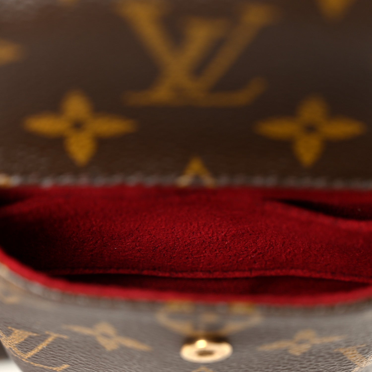 Monogram Partition Wristlet
