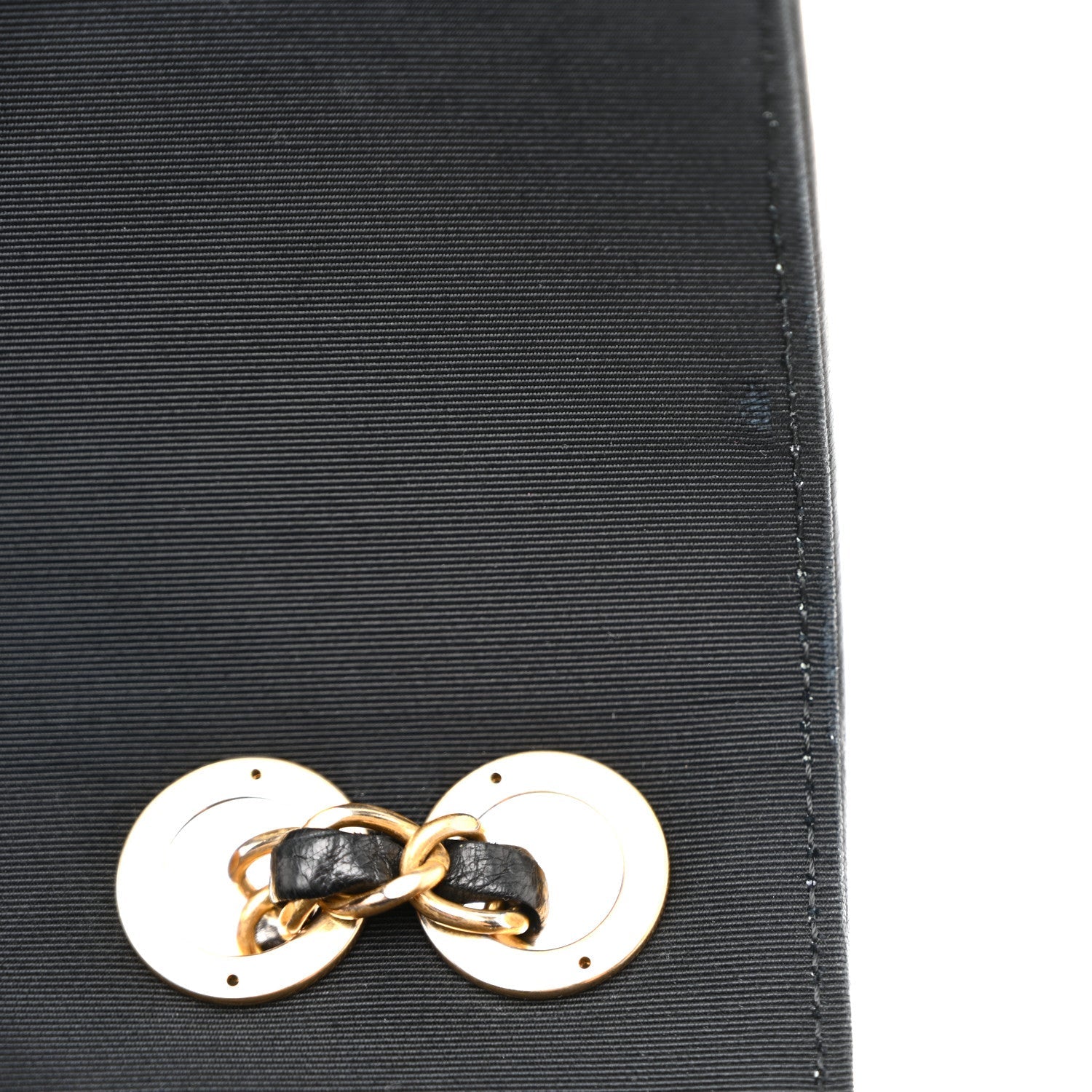Lambskin Quilted Medium Elegant CC Flap Navy Black