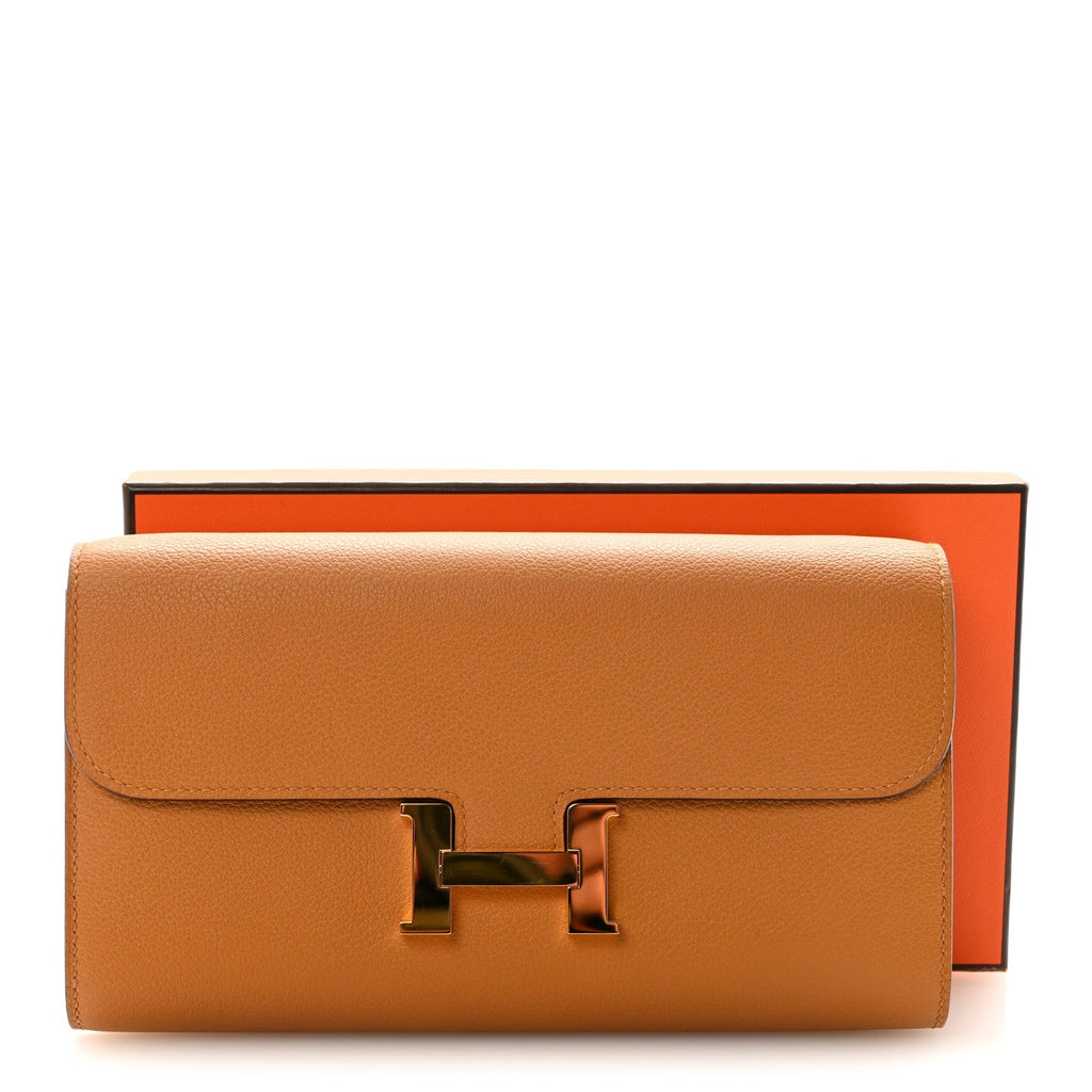 Evercolor Constance Wallet To Go Caramel