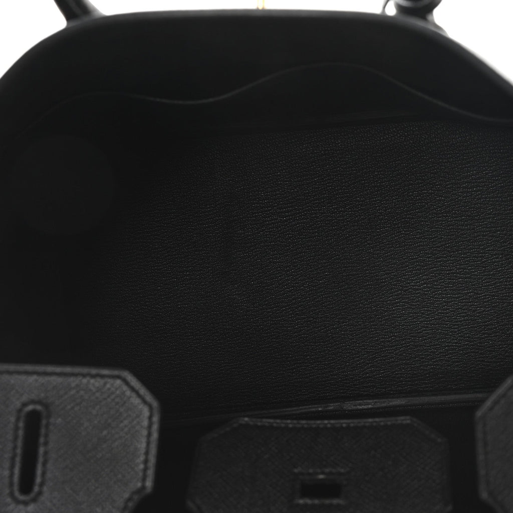 Epsom Birkin 35 Black