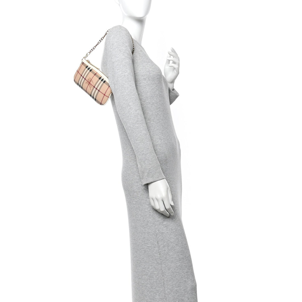 Haymarket Check Pochette White