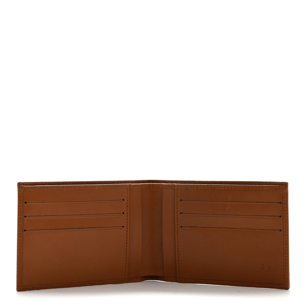 Monogram Bi-Fold Wallet Brown
