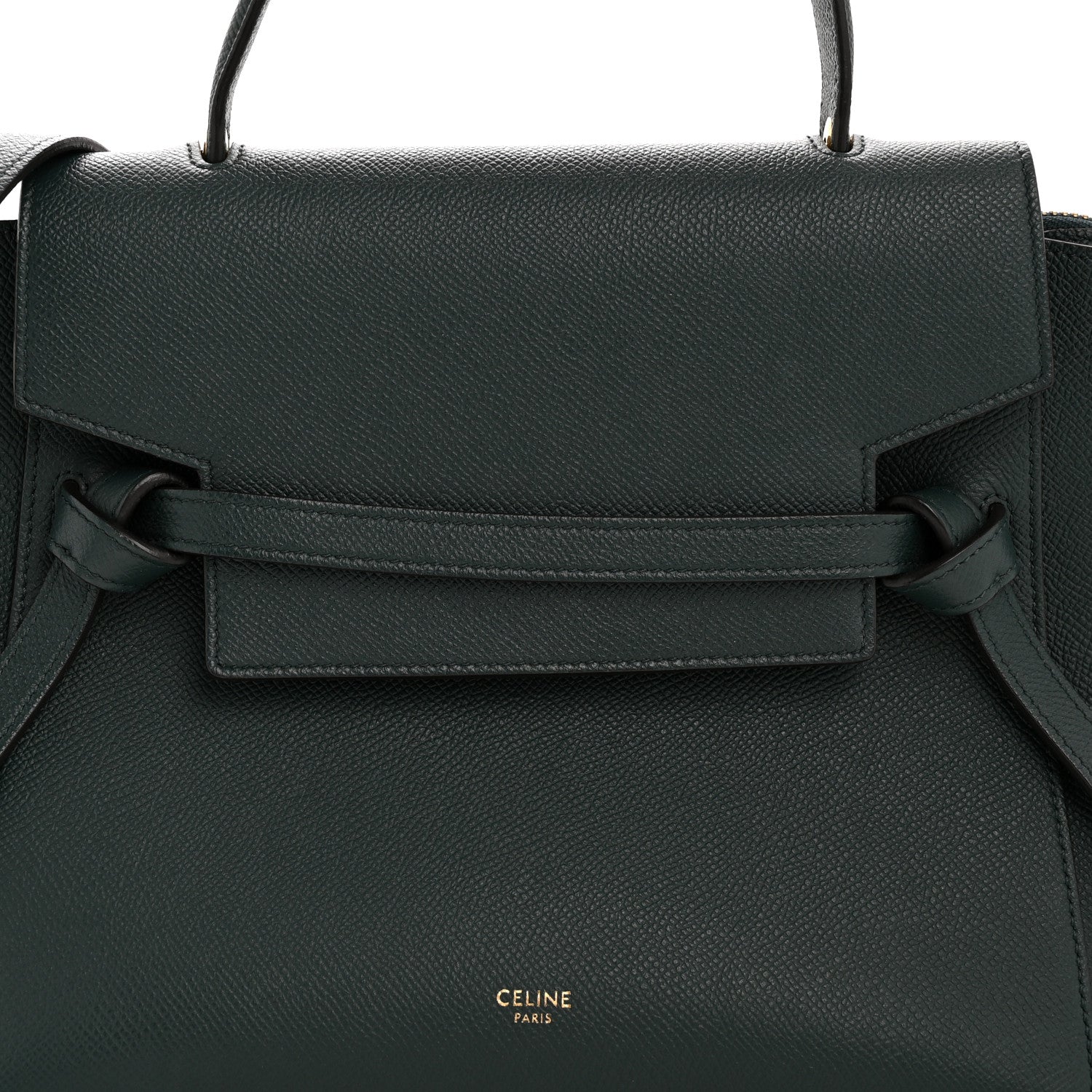 Grained Calfskin Micro Belt Bag Amazone