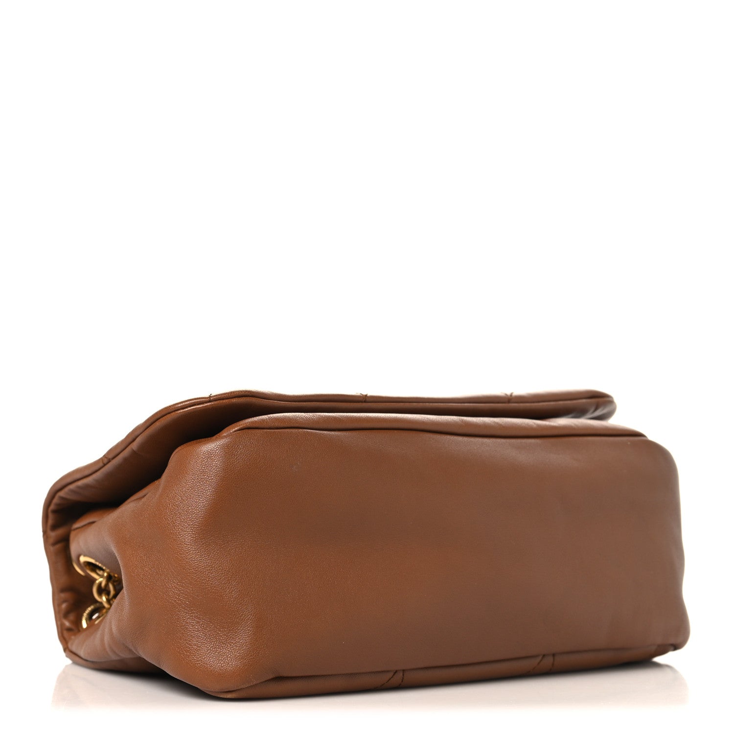 Lambskin Matelasse Monogram Small Jamie 4.3 Light Fox