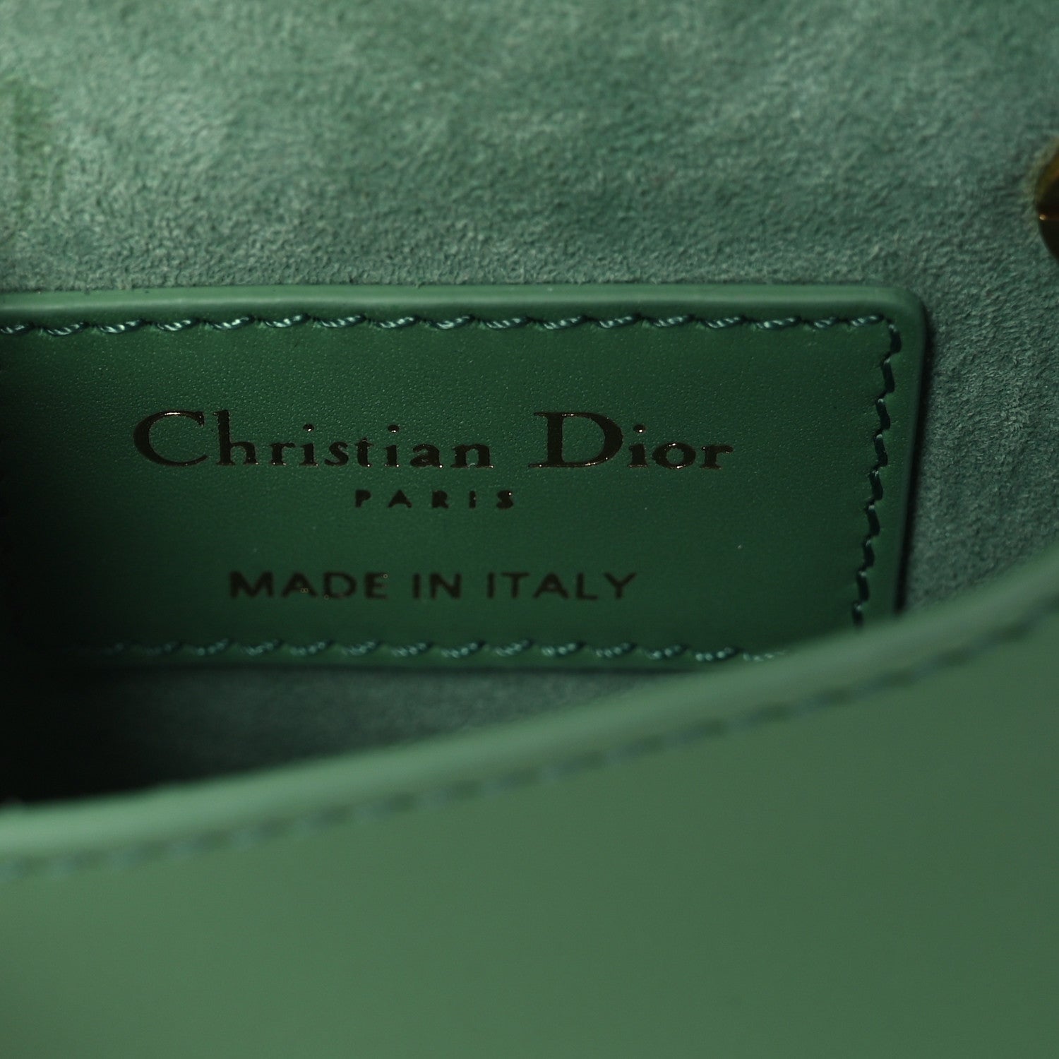 Box Calfskin Micro Bobby Bag Sage Green