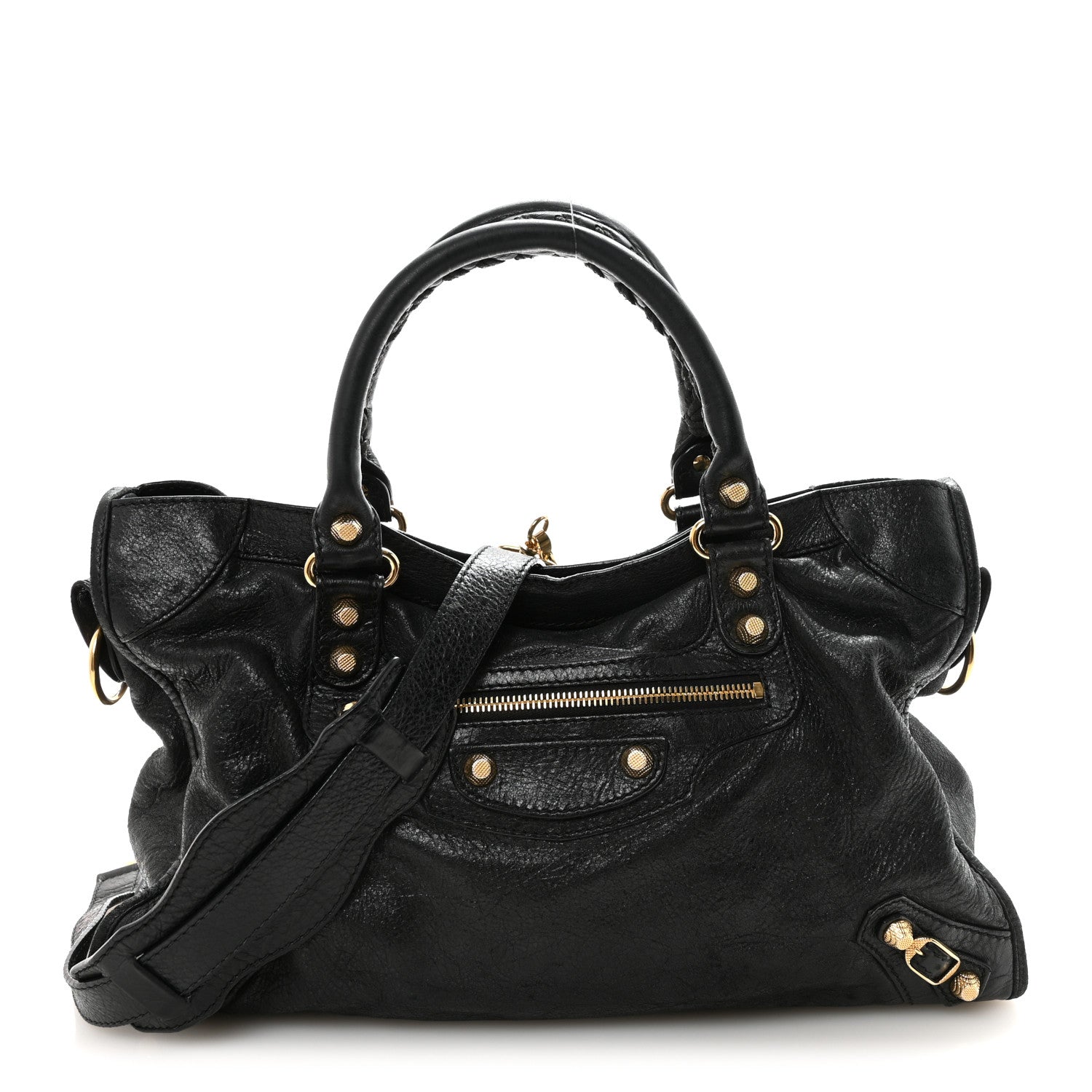 Agneau Giant 12 Gold Hardware City Black