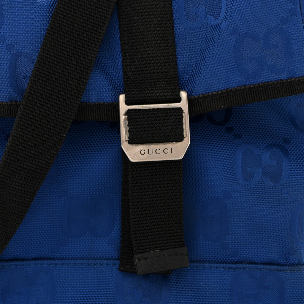 Econyl Nylon Monogram Off The Grid Messenger Bag Orient Blue Black