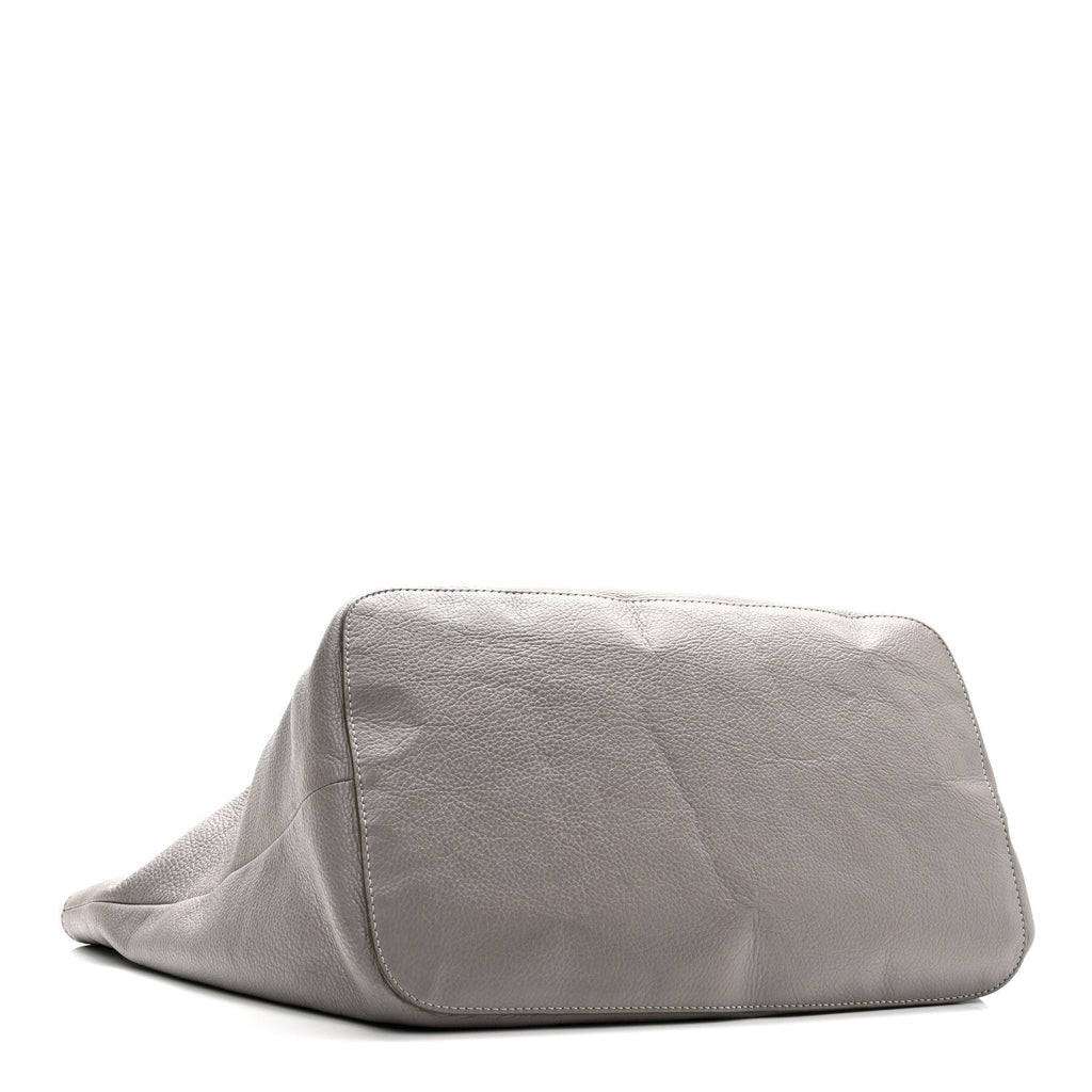 Calfskin Large New Marcie Tote Cashmere Grey