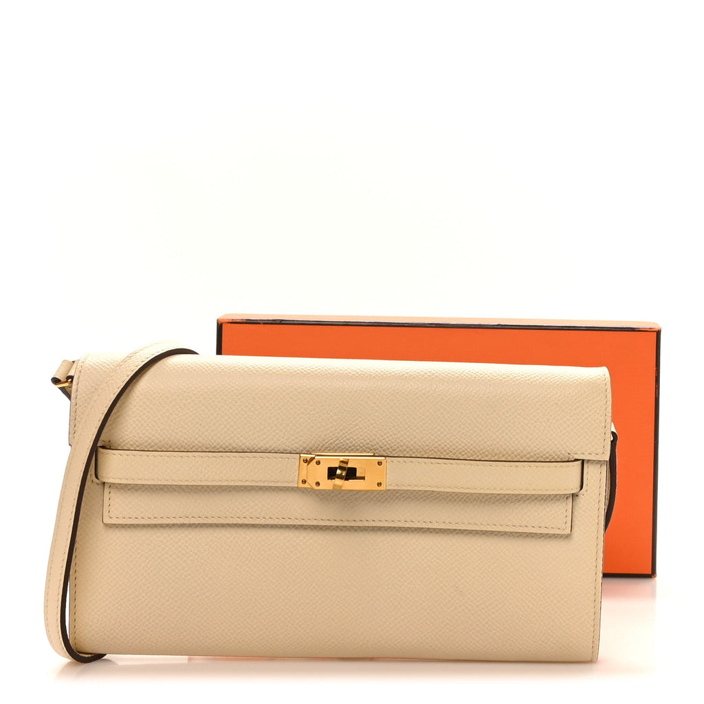 Epsom Verso Kelly Wallet To Go Nata Jaune Poussin