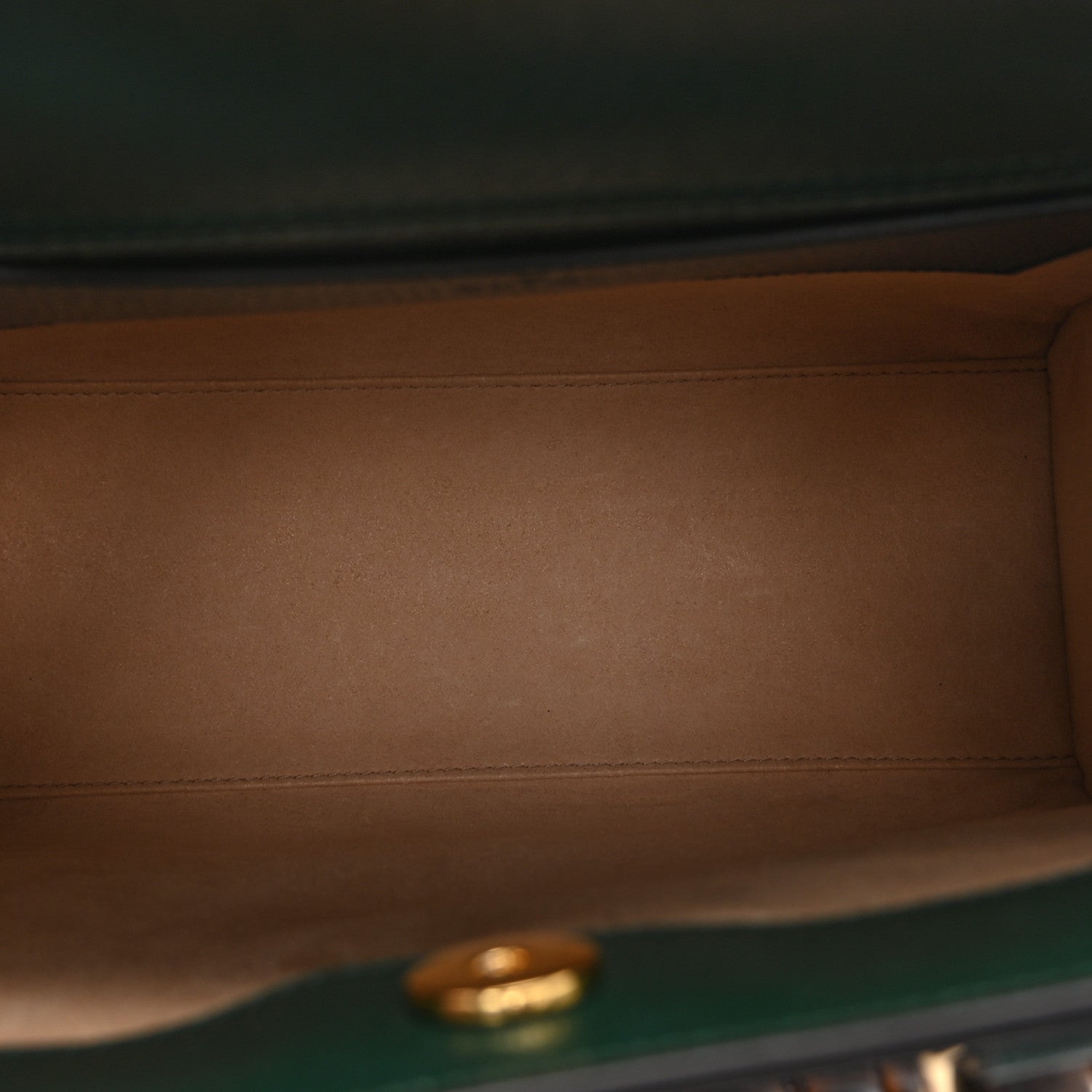 Textured Dollar Calfskin Web Small Diana Tote Bag Vintage Green Powder Pink