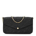 Empreinte Pochette Felicie Chain Wallet Black