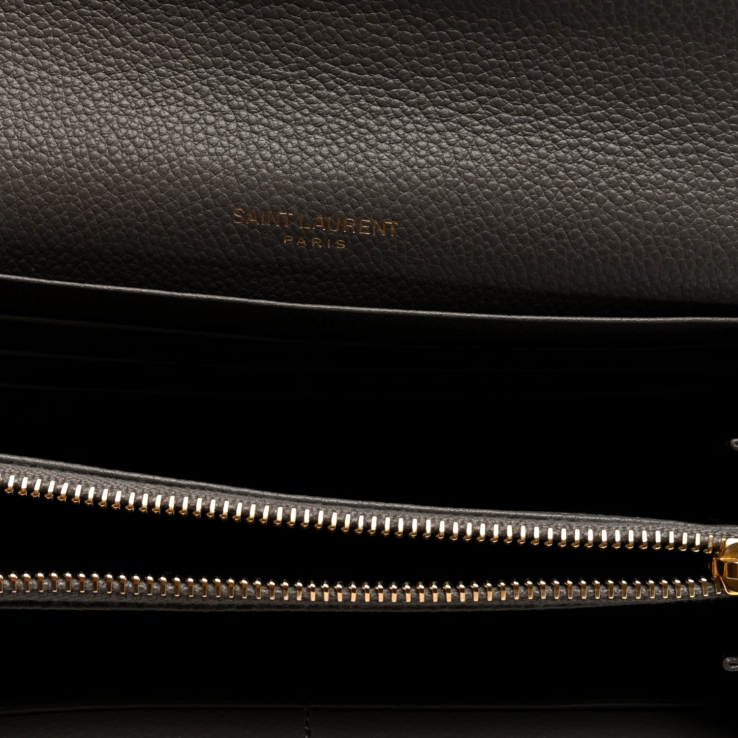 Grained Calfskin Monogram Large Flap Wallet Earth