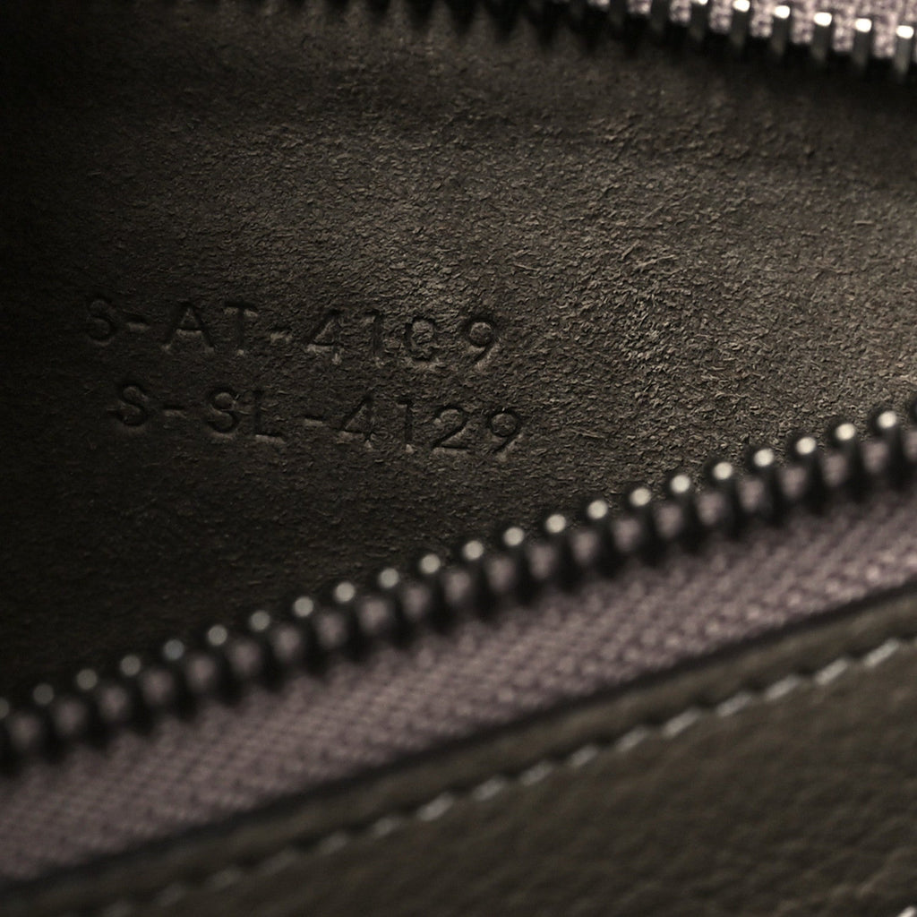 Drummed Calfskin Micro Luggage Souris