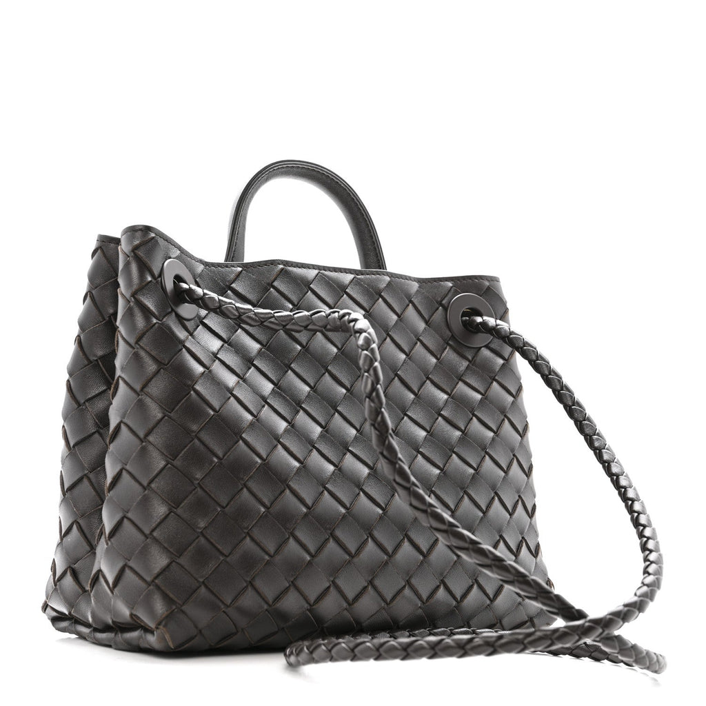Nappa Intrecciato Small Andiamo Shoulder Bag Fondant
