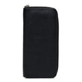 Taurillon Vertical Zippy Wallet Black