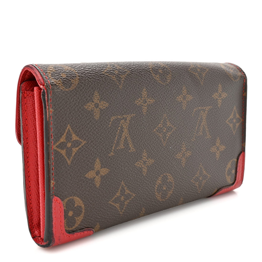 Monogram Sarah Retiro Wallet Cherry