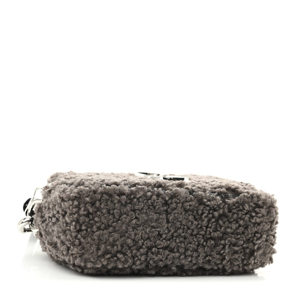 Shearling Snapshot The Teddy Camera Bag Grey