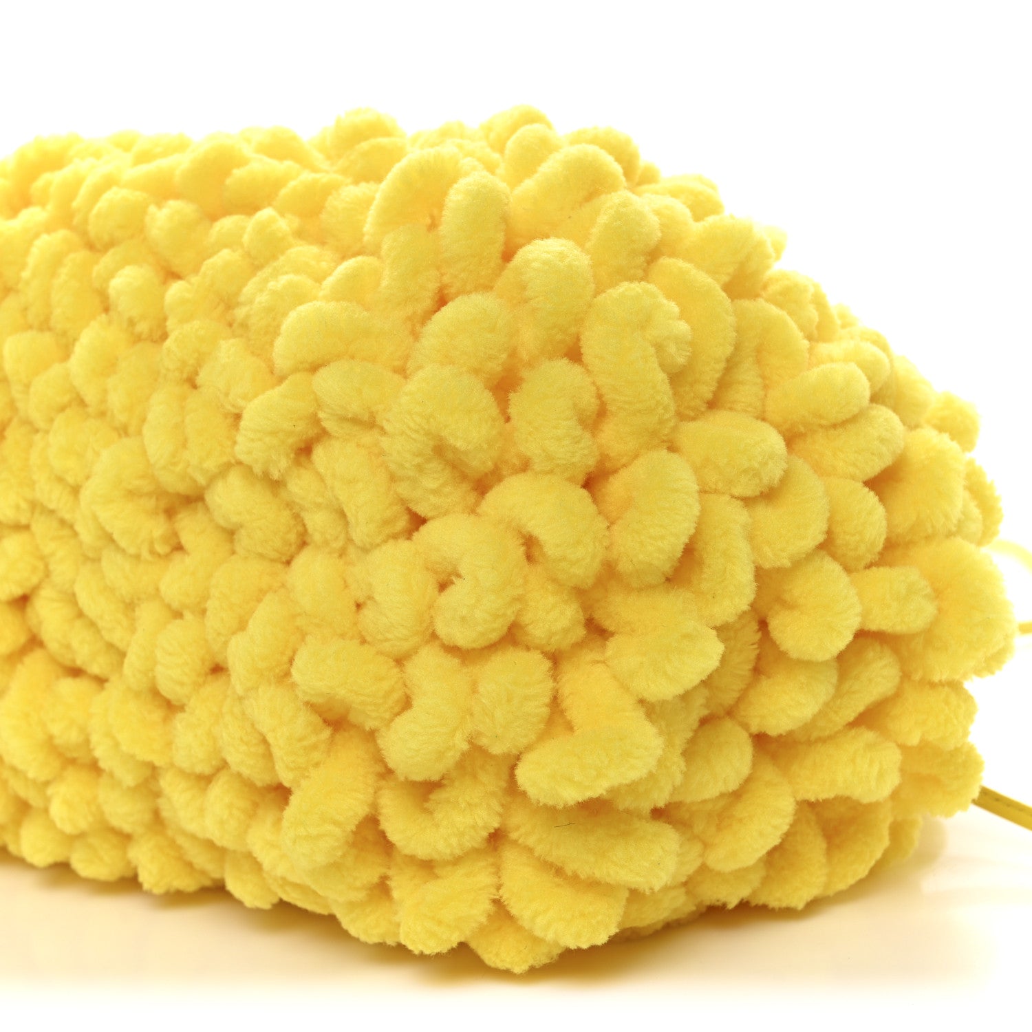 Chenille The Mini Pouch Lemon