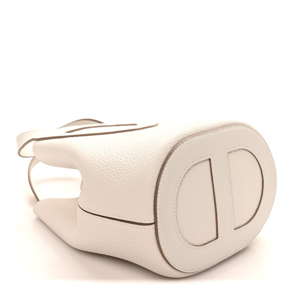 Taurillon Clemence Swift In-The-Loop 18 Bag Gris Pale