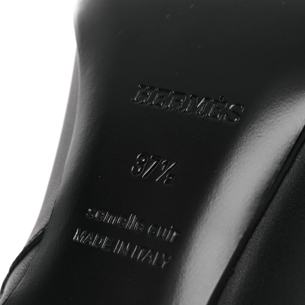 Calfskin Hommage Ankle Boots 37.5 Black