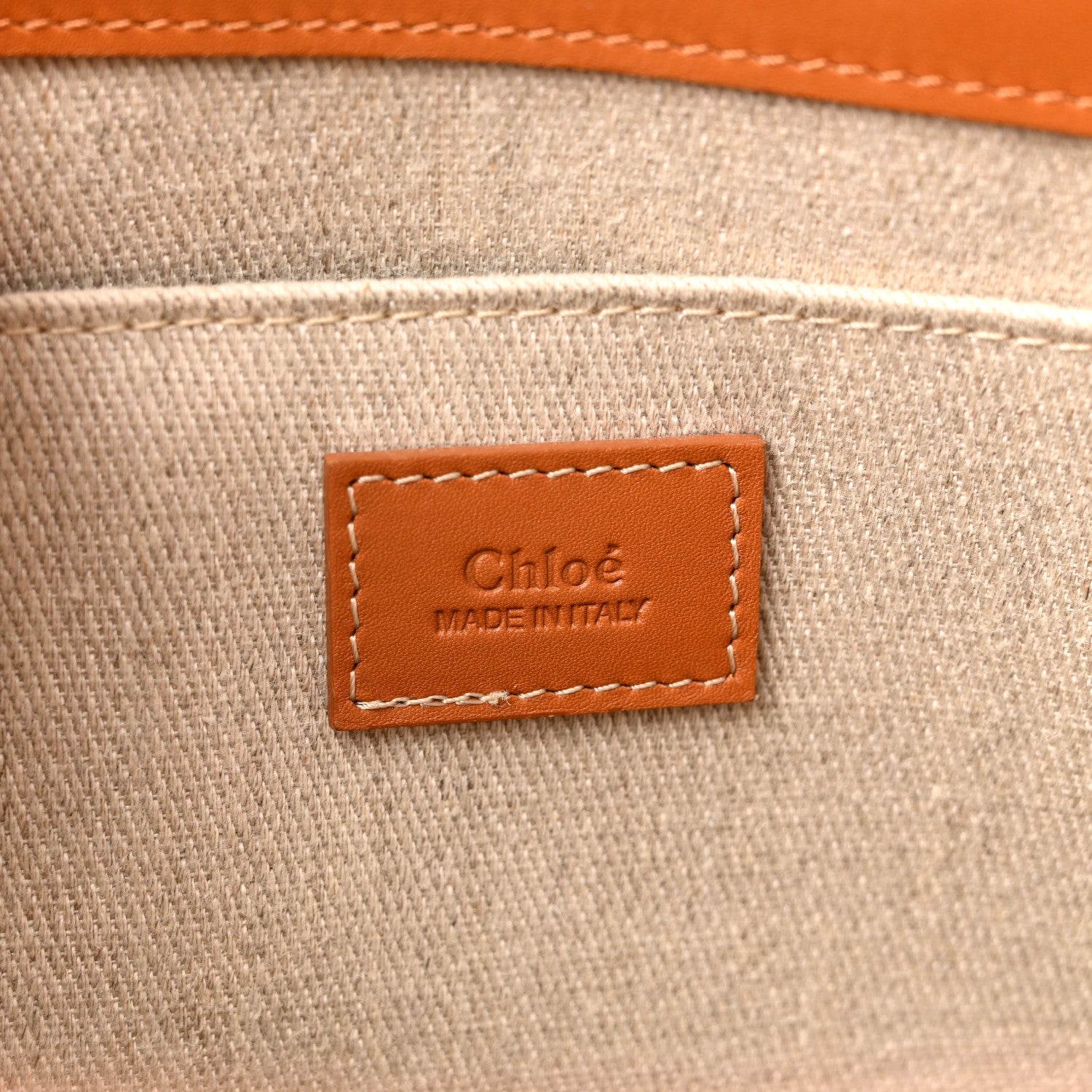 Calfskin Medium Woody Tote Caramel