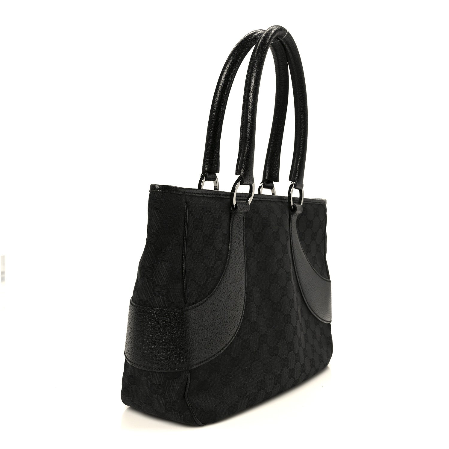 Monogram Shoulder Bag Black