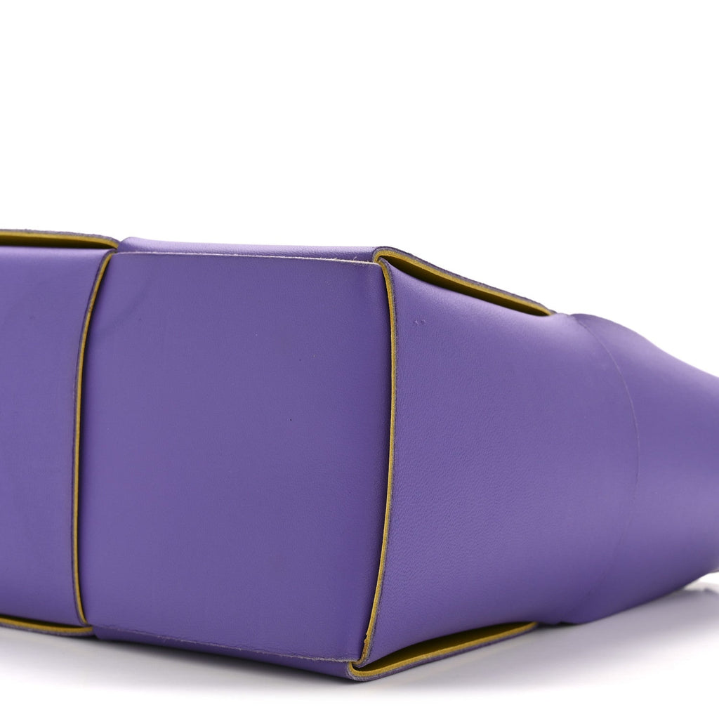 Nappa Maxi Intrecciato Small Arco Tote Purple