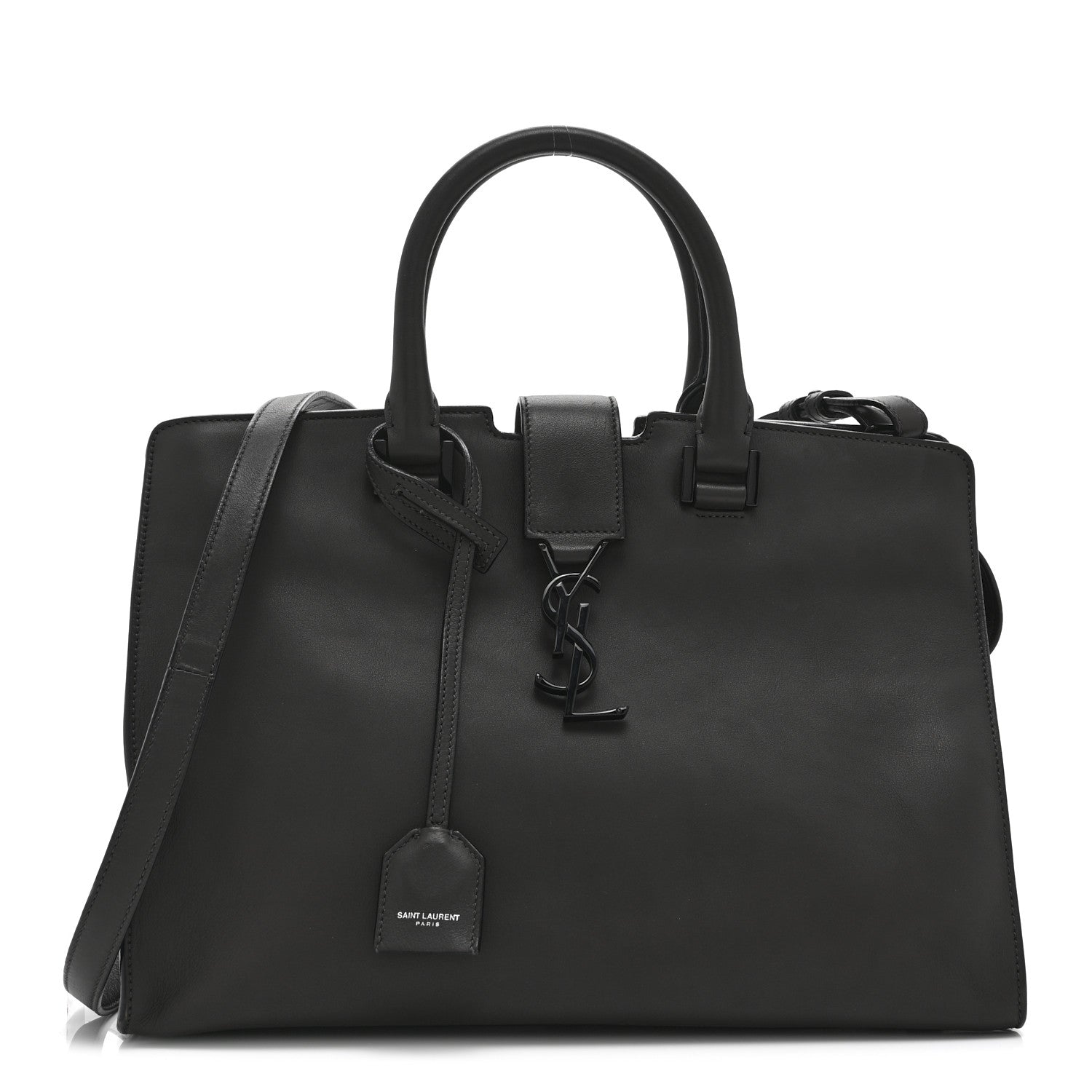 Calfskin Small Monogram Cabas Grey
