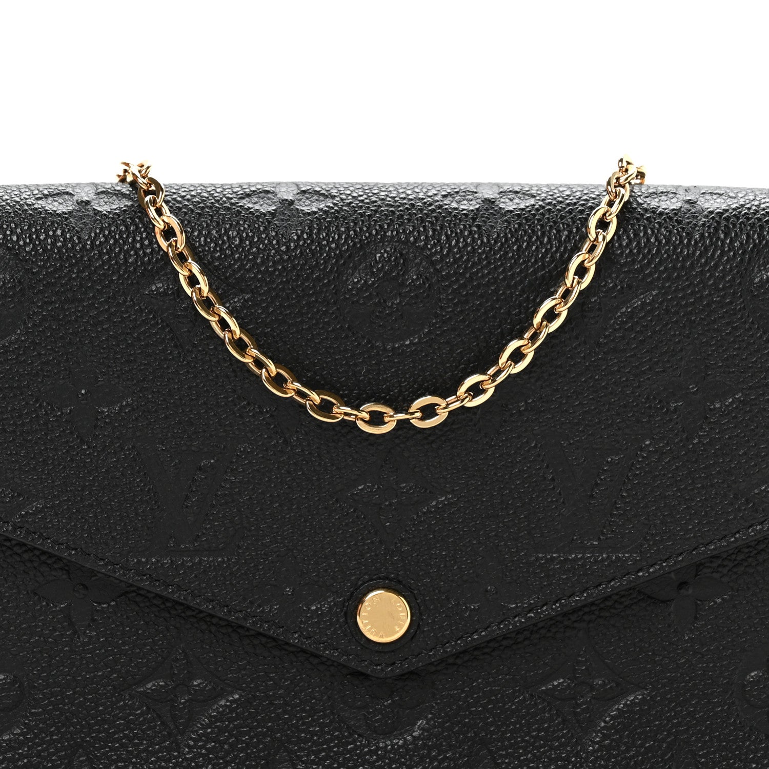 Empreinte Pochette Felicie Chain Wallet Black