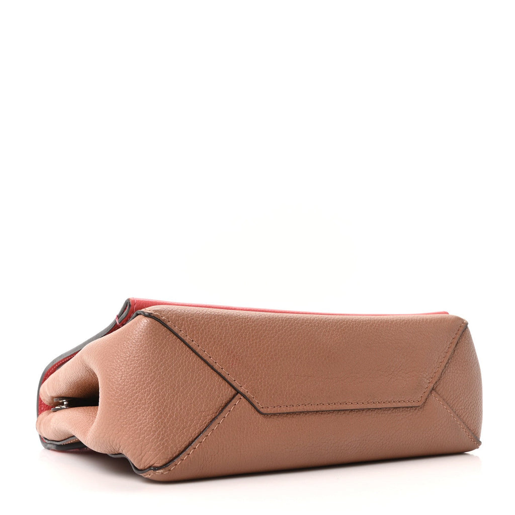 Calfskin Lockme II Chain Bag BB Rose Bruyere