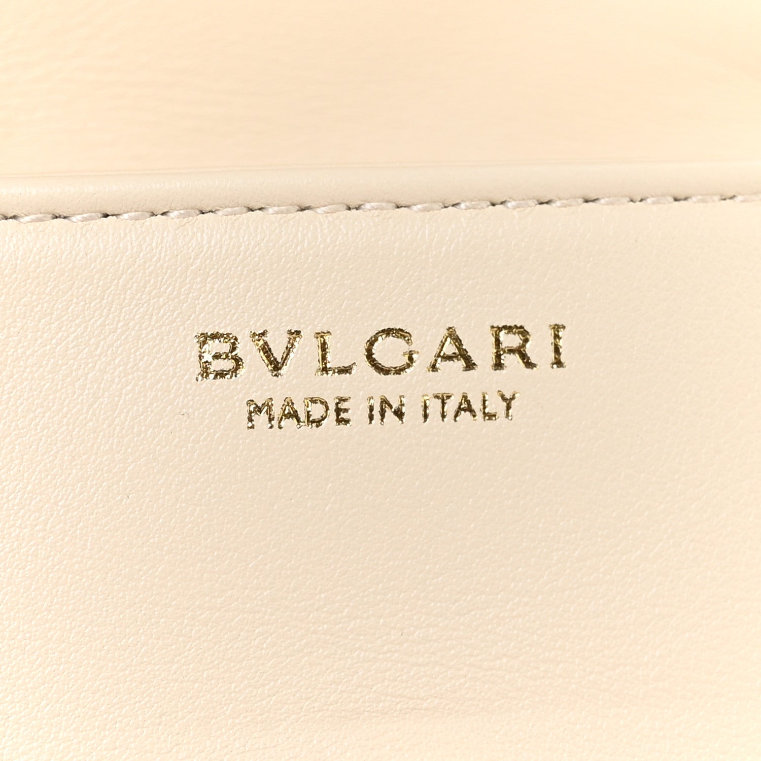 Calfskin Serpenti Cabochon Micro Bag Ivory Opal