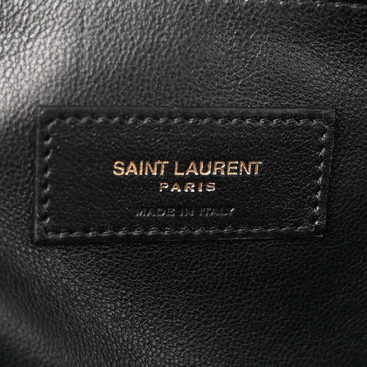 Smooth Calfskin Manhattan North South Shopper Tote Black