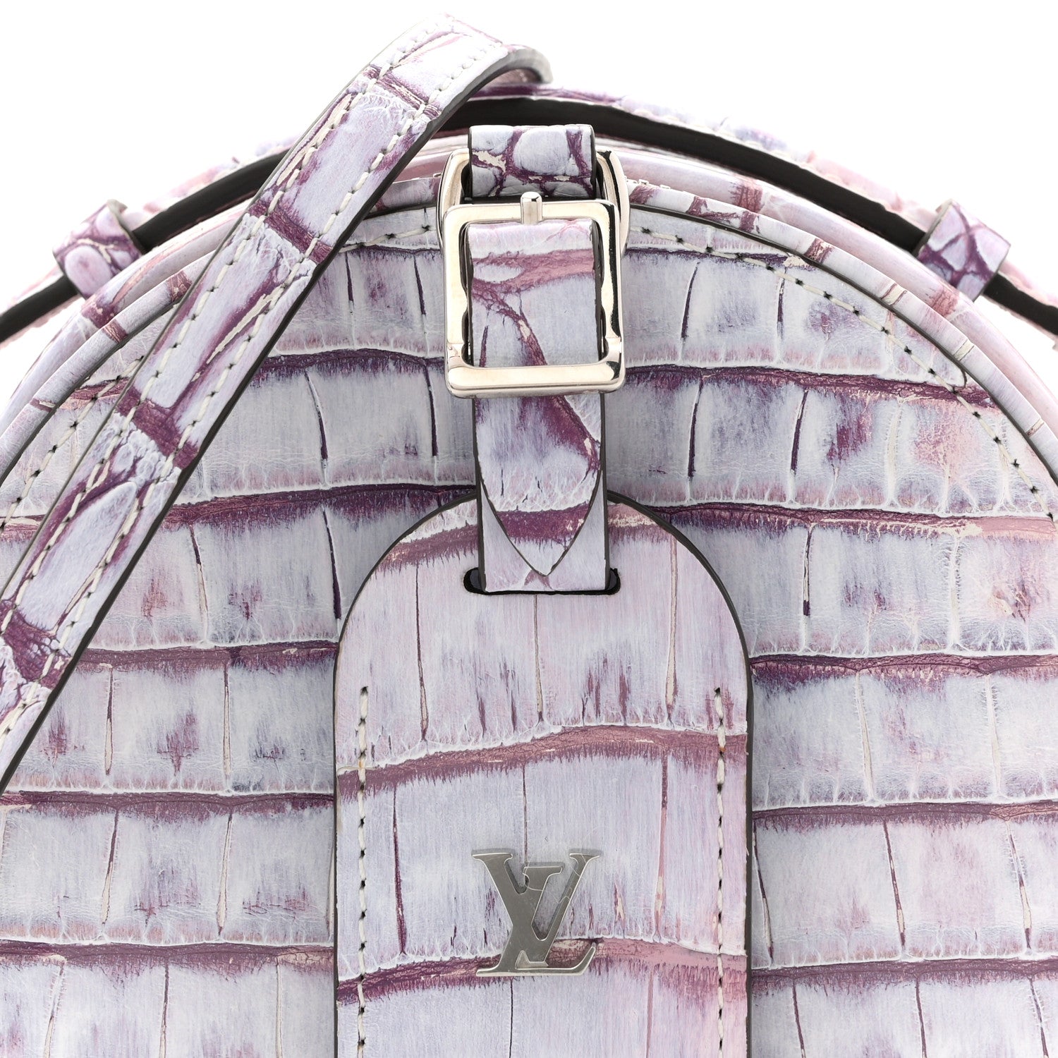 Crocodile Mini Boite Chapeau Light Purple