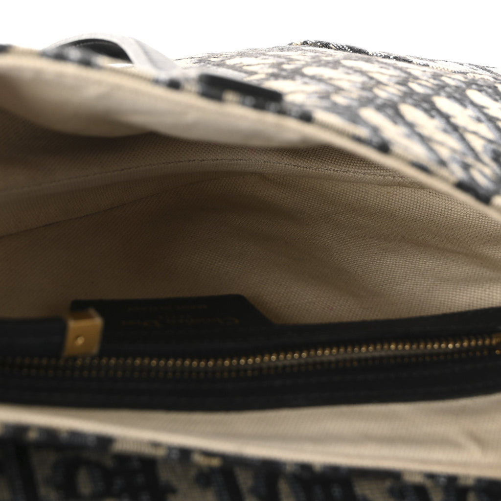 Oblique Saddle Bag Blue