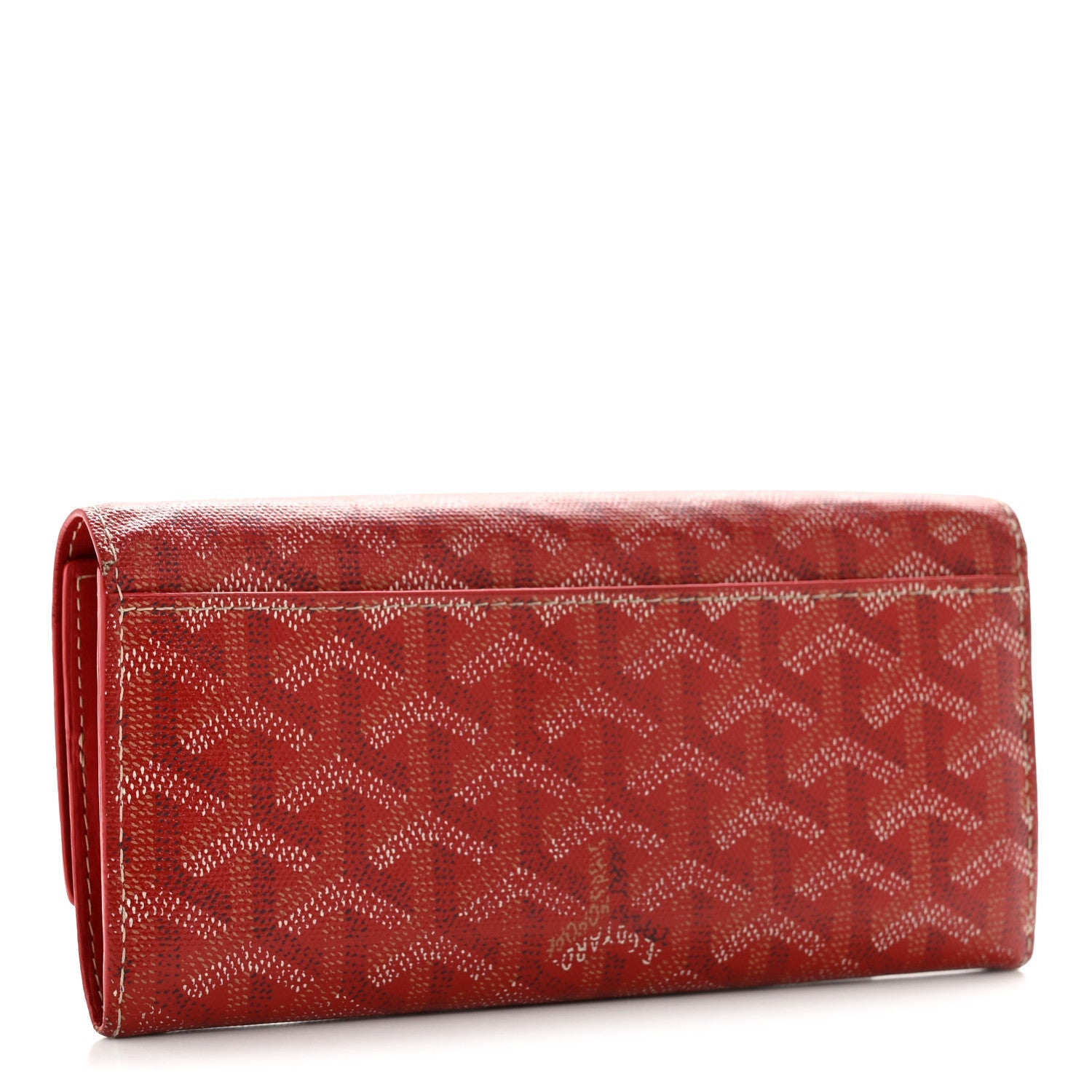 Goyardine Varenne Long Wallet Red