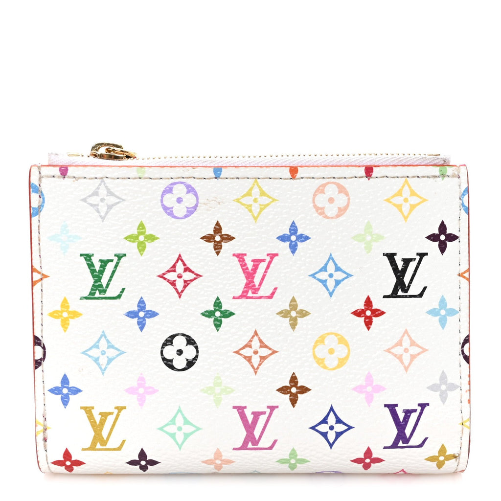 LV X TM Monogram Multicolor Lisa Wallet White