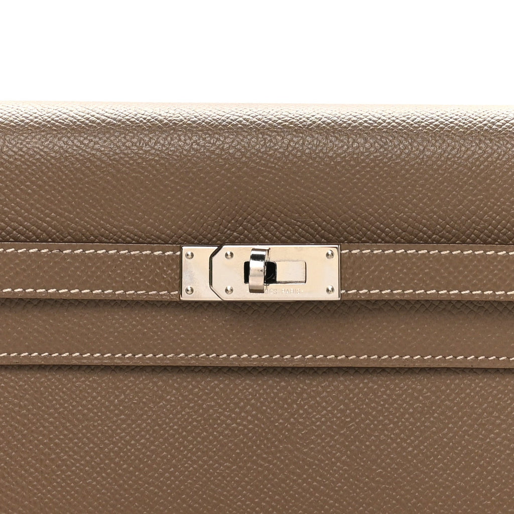 Epsom Kelly Wallet To Go Etoupe