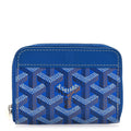 Goyardine Matignon PM Wallet Blue