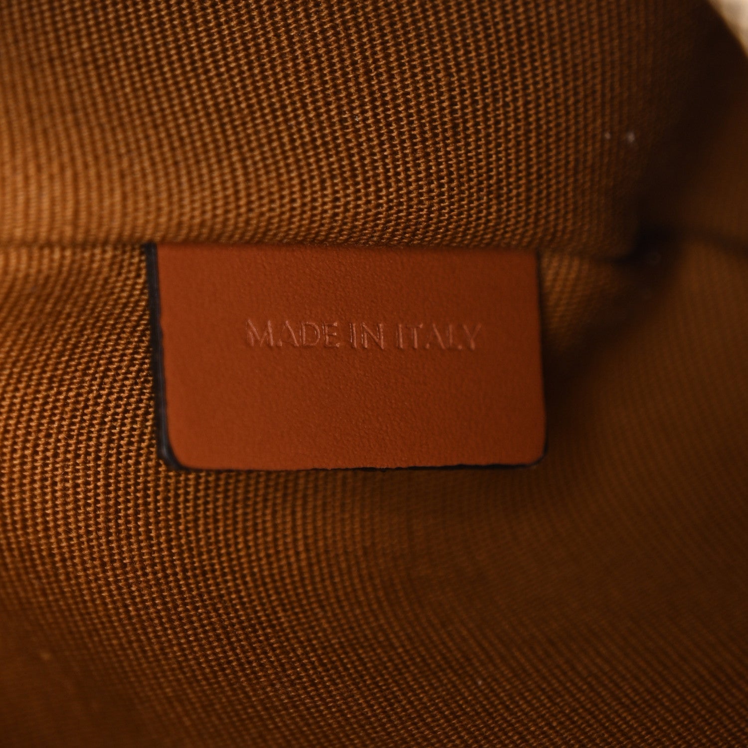 Triomphe Canvas Calfskin Ava Shoulder Bag Tan
