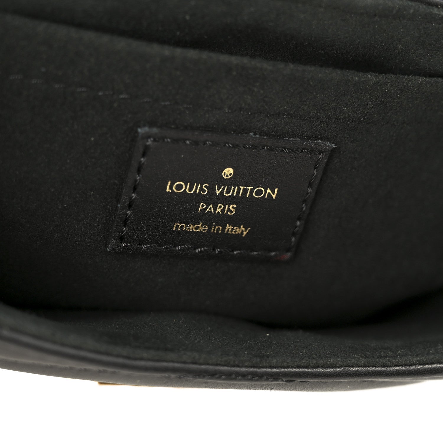 Calfskin New Wave Chain PM Black