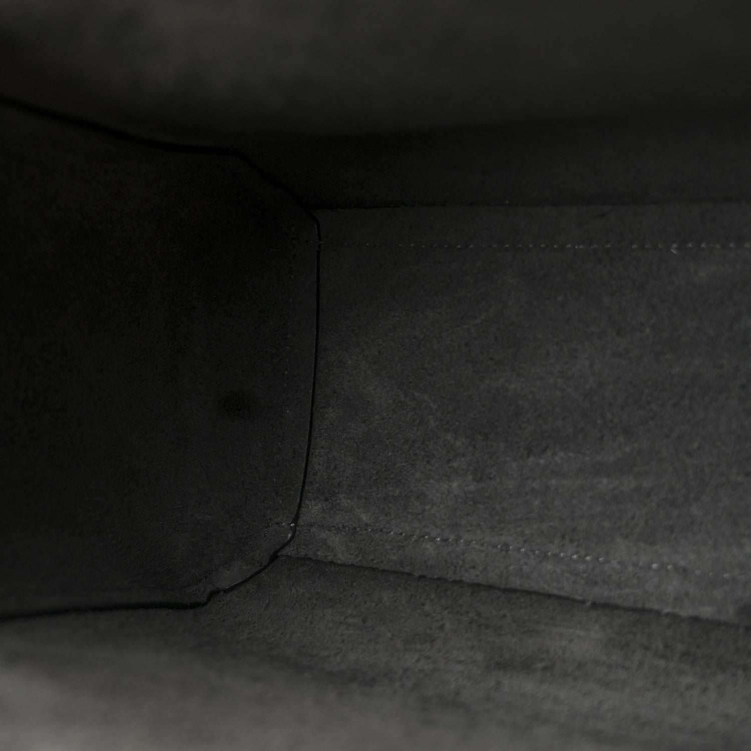 Grained Calfskin Nano Belt Bag Grey