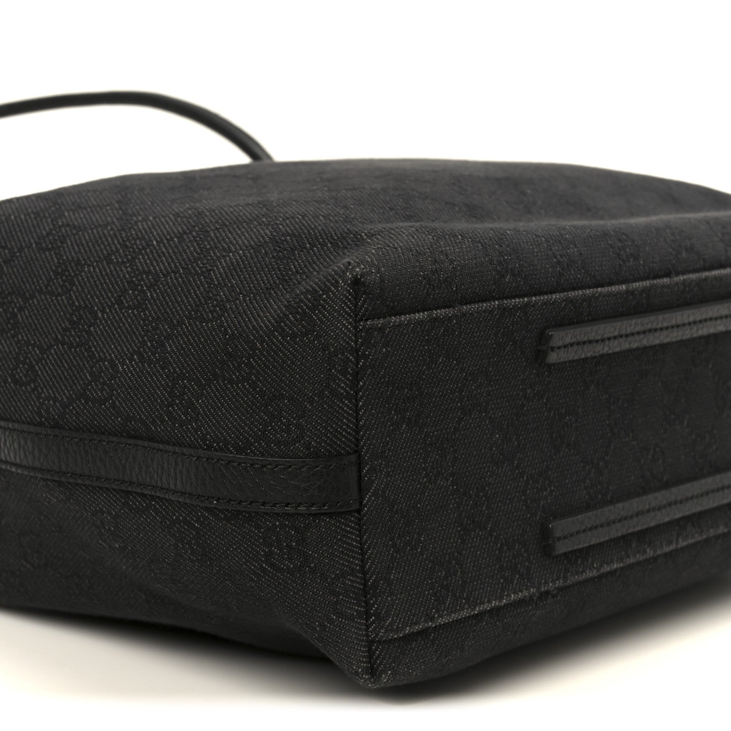 Canvas Monogram Gifford Shopping Tote Black