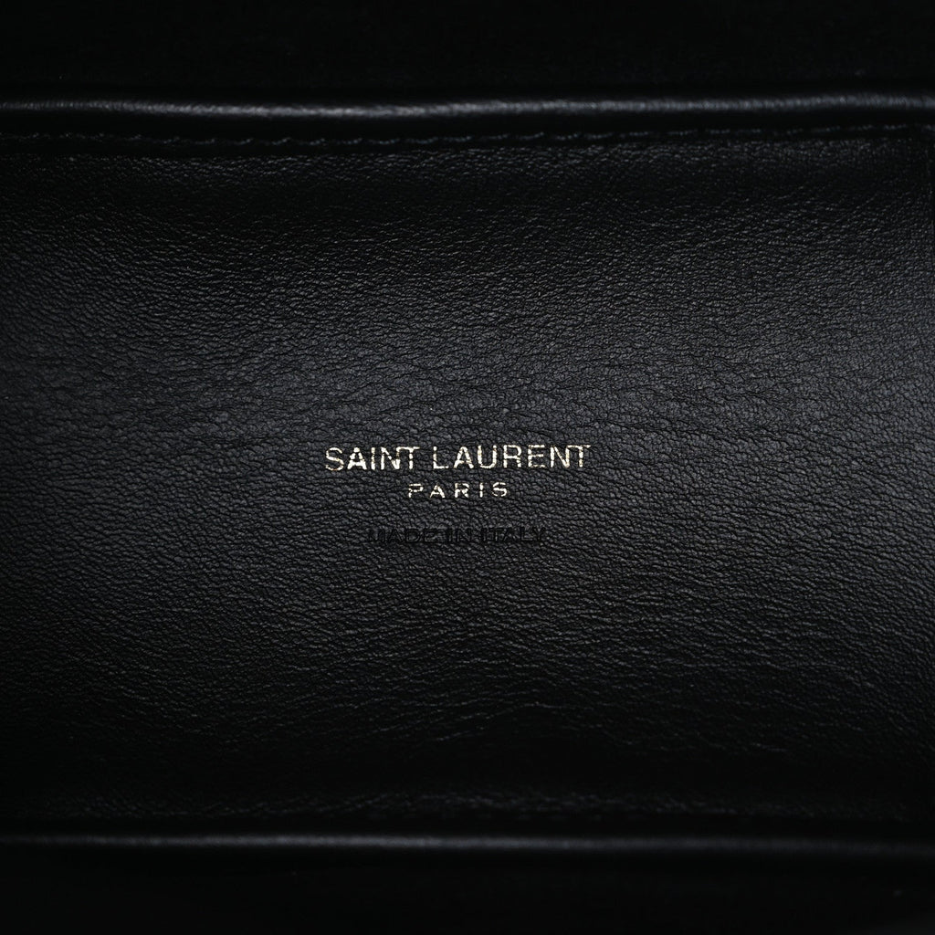 Grained Calfskin Baby Le 5 A 7 Supple Hobo Black